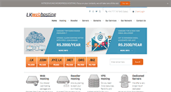 Desktop Screenshot of lkwebhosting.com